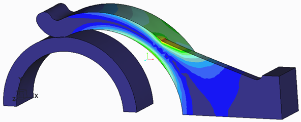 Creo Simulate Nonlinear - Contact | Fastway Engineering